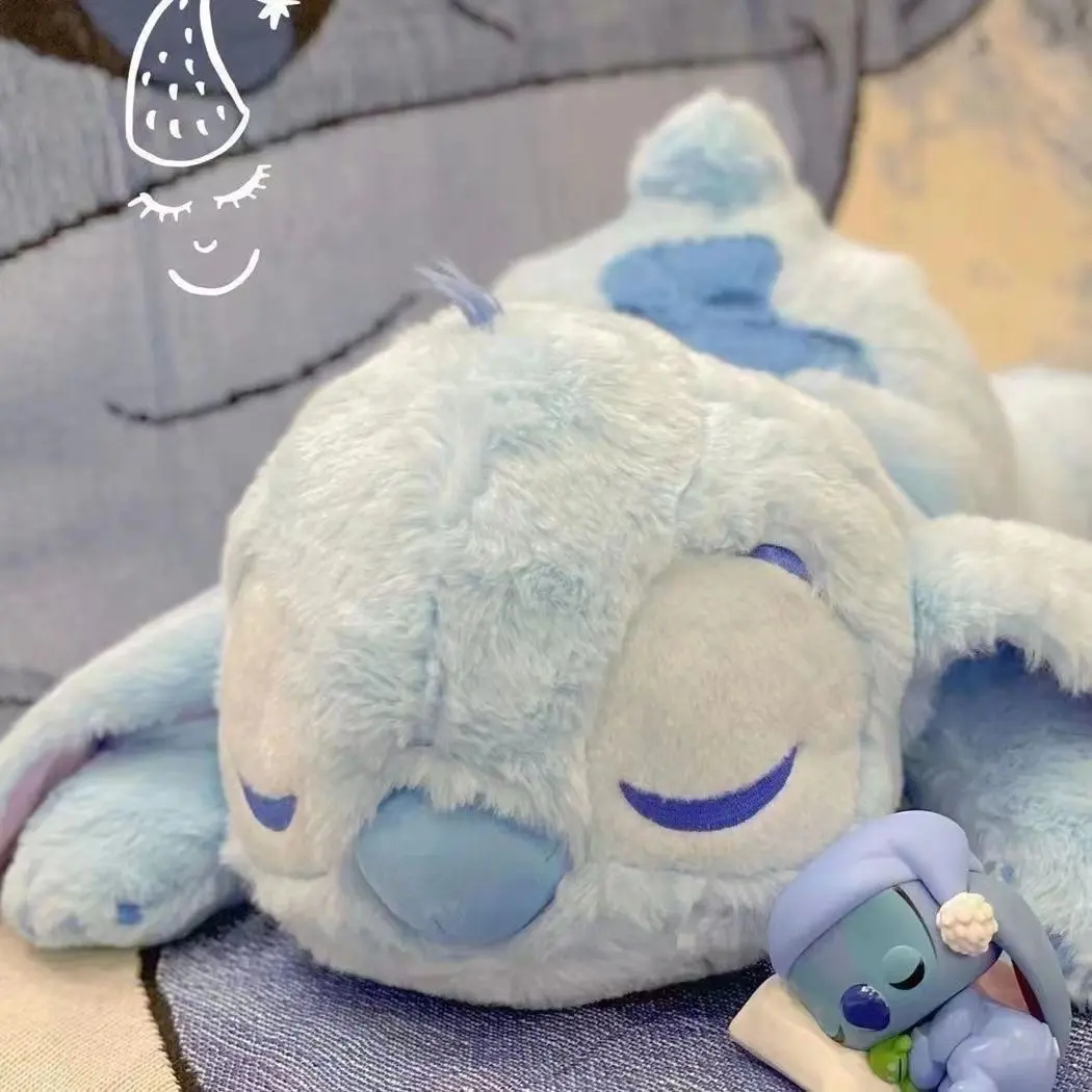 Disney Kawaii Lilo Stitch Stuffed Plush Toys Doll Sofa Cushion Pillow Cartoon Anime Figure Peluches Children Girl Birthday Gift