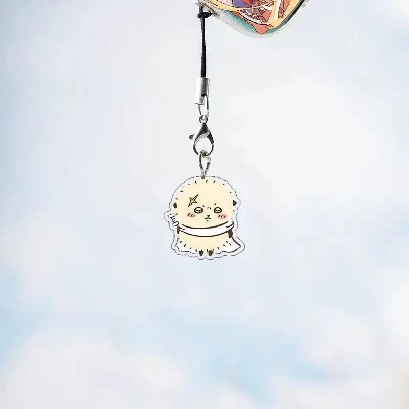 ChiIkawaS Mobile Phone Chain ハチワレ Hachiware うさぎ USAGI ちい/.かわ Mobile Phone Pendant Chain Cute Cartoon Character Small Gift