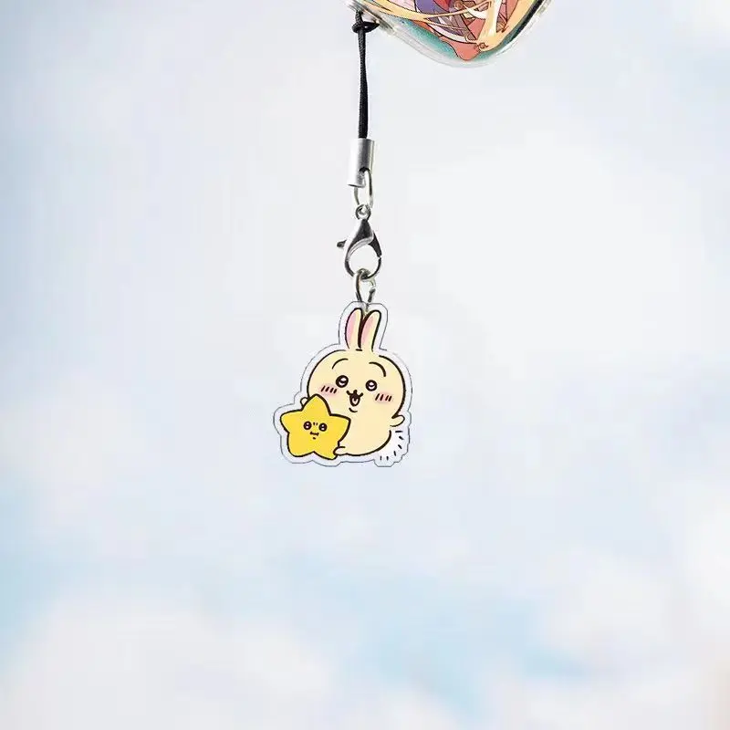ChiIkawaS Mobile Phone Chain ハチワレ Hachiware うさぎ USAGI ちい/.かわ Mobile Phone Pendant Chain Cute Cartoon Character Small Gift