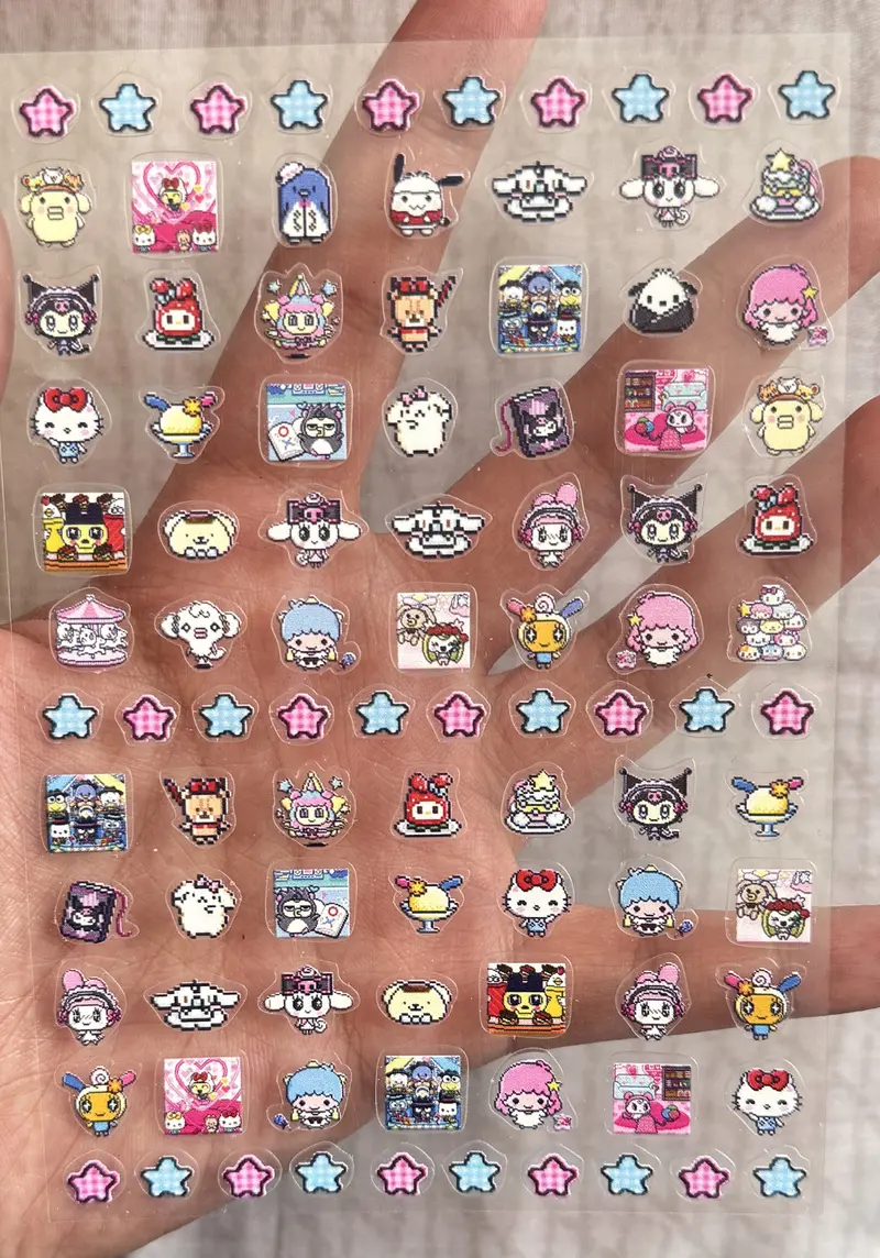 Y2k Retro Tamagotchi Style Cute Stickers Nail Art Stickers Diy Stickers Mobile Phone Case Stickers Planner Stickers Girls Toy
