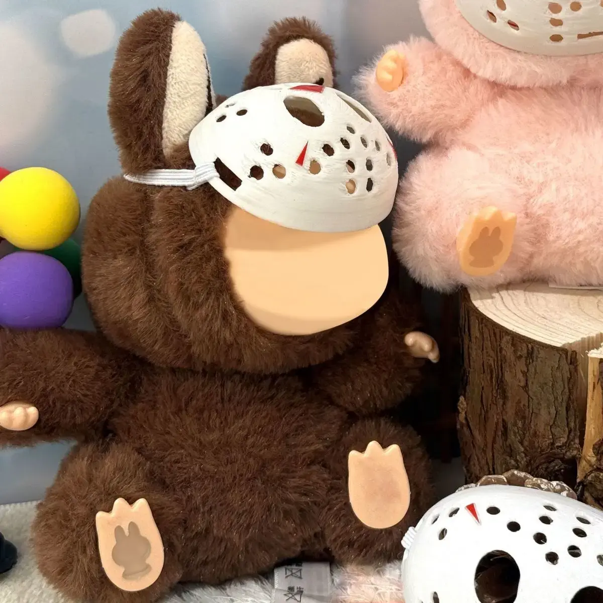 For Labubu clotheclothes Mask Doll Accessories DIY Creative Gifts ForV1V2V3V4 ghost Scary Mask Halloween Decoration gift