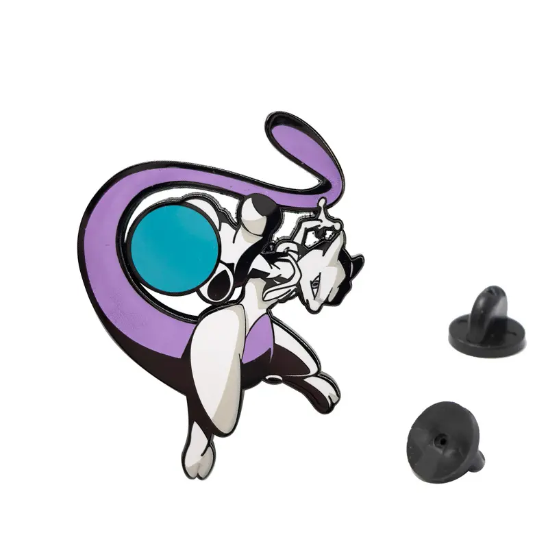 5cm Japanese Mewtwo Anime Enamel Pin Pokemon Funny Cartoon Collect Badge Jewellery Backpack Accessories Lapel Brooch