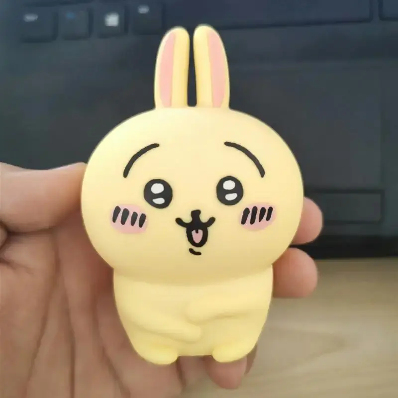 Anime Chikawa Kawaii Bedroom Desktop Decoration Hachiware Usagi Cartoon Vinyl Doll Night Light Luminous Toy Surprise Girl Gifts
