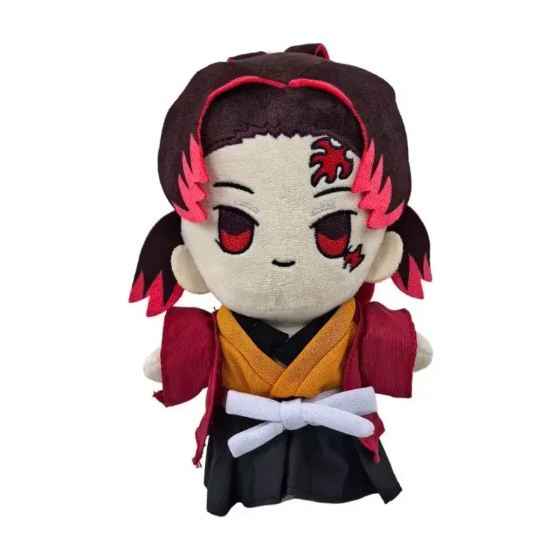 22cm Demon Slayer Plush Stuffed Toys Tsugikuni Yoriichi Kokushibou Akaza Anime Cartoon Figure Doll Boys Birthday Xmas Gifts