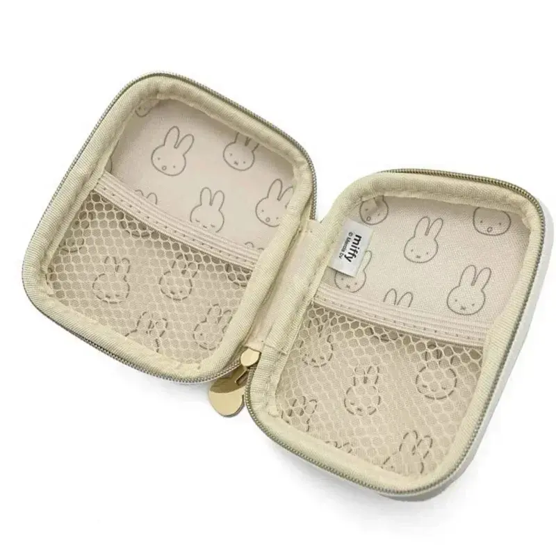 Kawaii Miffys Storage Bags Cartoon Cute Lipstick Makeup Bag Hard Case Portable Accessories Headphones ID Bag Christmas Gift Toy