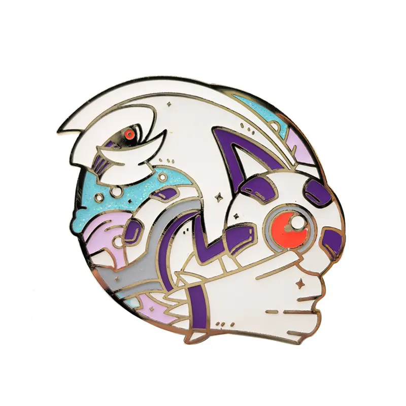 4cm Dialga Giratina Palkia Monster Hard Enamel Pins Brooches Badge Lapel Pin For Backpack Clothes Accessories Fashion Jewelry
