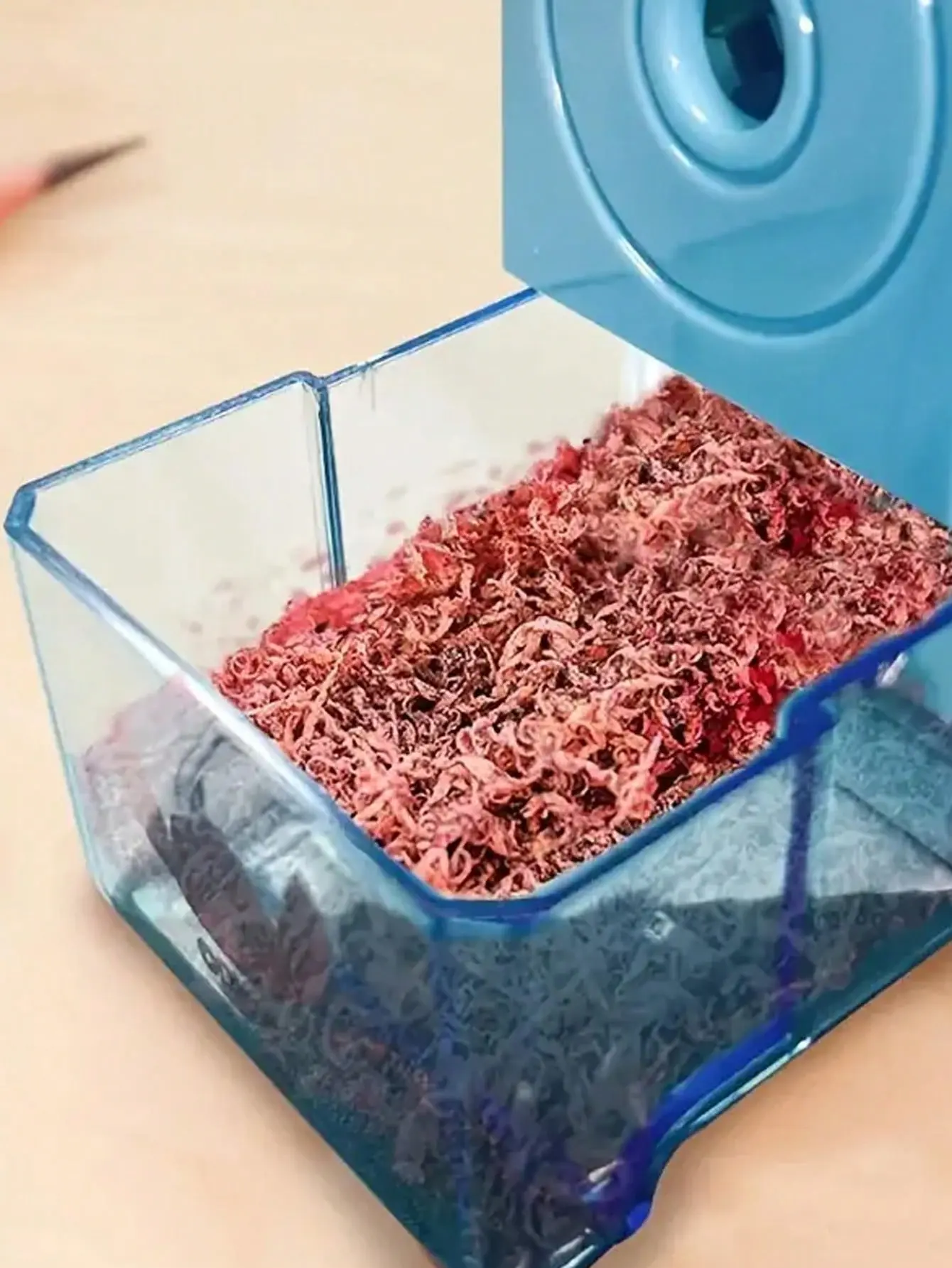 Stitch Pencil Sharpener with Hand Crank, Plastic Pencil Cutter for Students - No Electricity Needed, Non-Electric, Self-Feeding