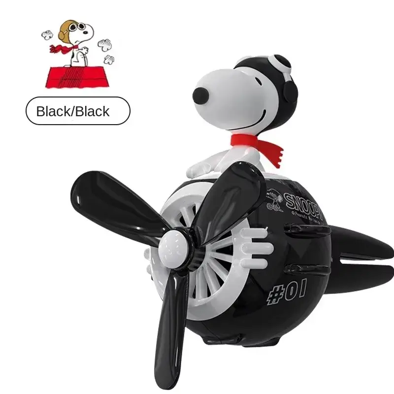 Snoopy Air Freshener Flying Propeller Pilot Series Car Accessories Anime Figures Aromatherapy Fragrance Diffuser Car Decor Gifts