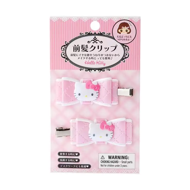 2pcs Sanrios Hair Accessories Anime Figures Hellokittys Kuromi Hair Clips Cute Cinnamoroll Hairpin Headwear for Kids Girls