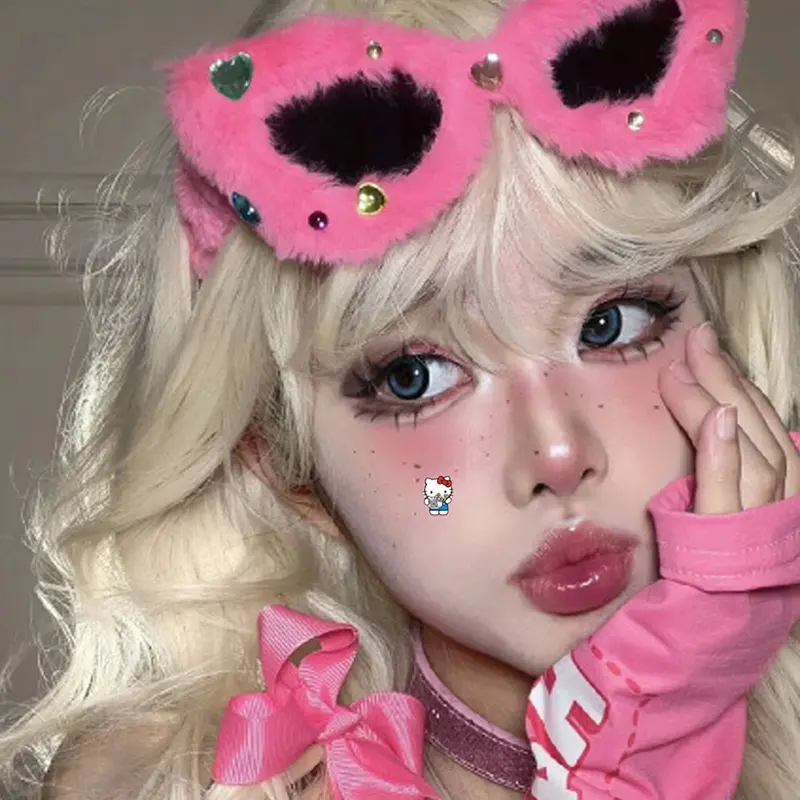 100pcs Sanrio HelloKitty Shaped Acne Sticker Cartoon Kuromi Acne Patches Invisible Acne Cover Removal Pimple Patch Skin Care