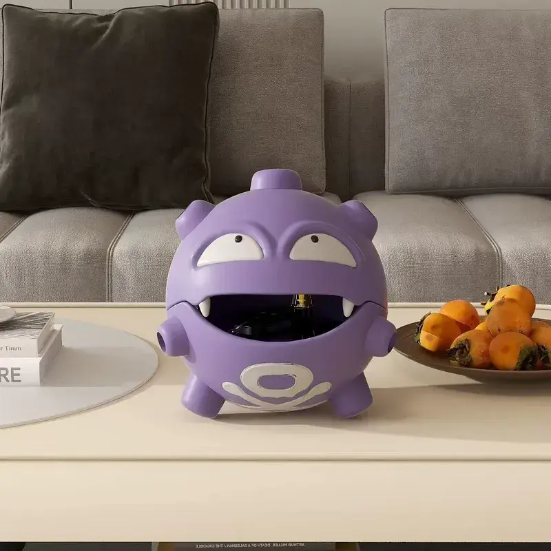 Pokemon Koffing Figure Mosquito Coil Tray Anime Incense Holder Cute Character Aromatherapy Bedroom Decor Indoor Desk Accessory
