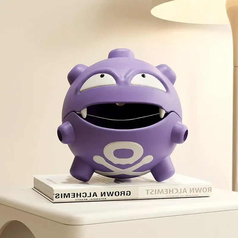 Pokemon Koffing Figure Mosquito Coil Tray Anime Incense Holder Cute Character Aromatherapy Bedroom Decor Indoor Desk Accessory