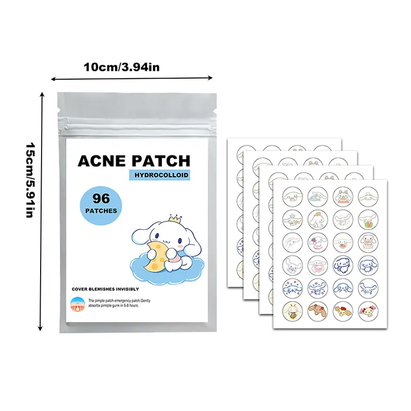 96/100/120pcs Sanrio Cinnamoroll Repair Acne Patch Facial Skin Care Fade Blemishes Pimple Marks Closed Acne