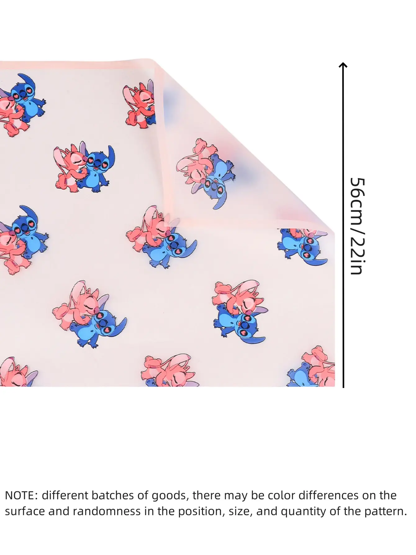 20pcs Stitch & Angel Cartoon Wrapping Paper Glittery Blue Pink Design Perfect for Flower Decorations Festive Gift Wrapping