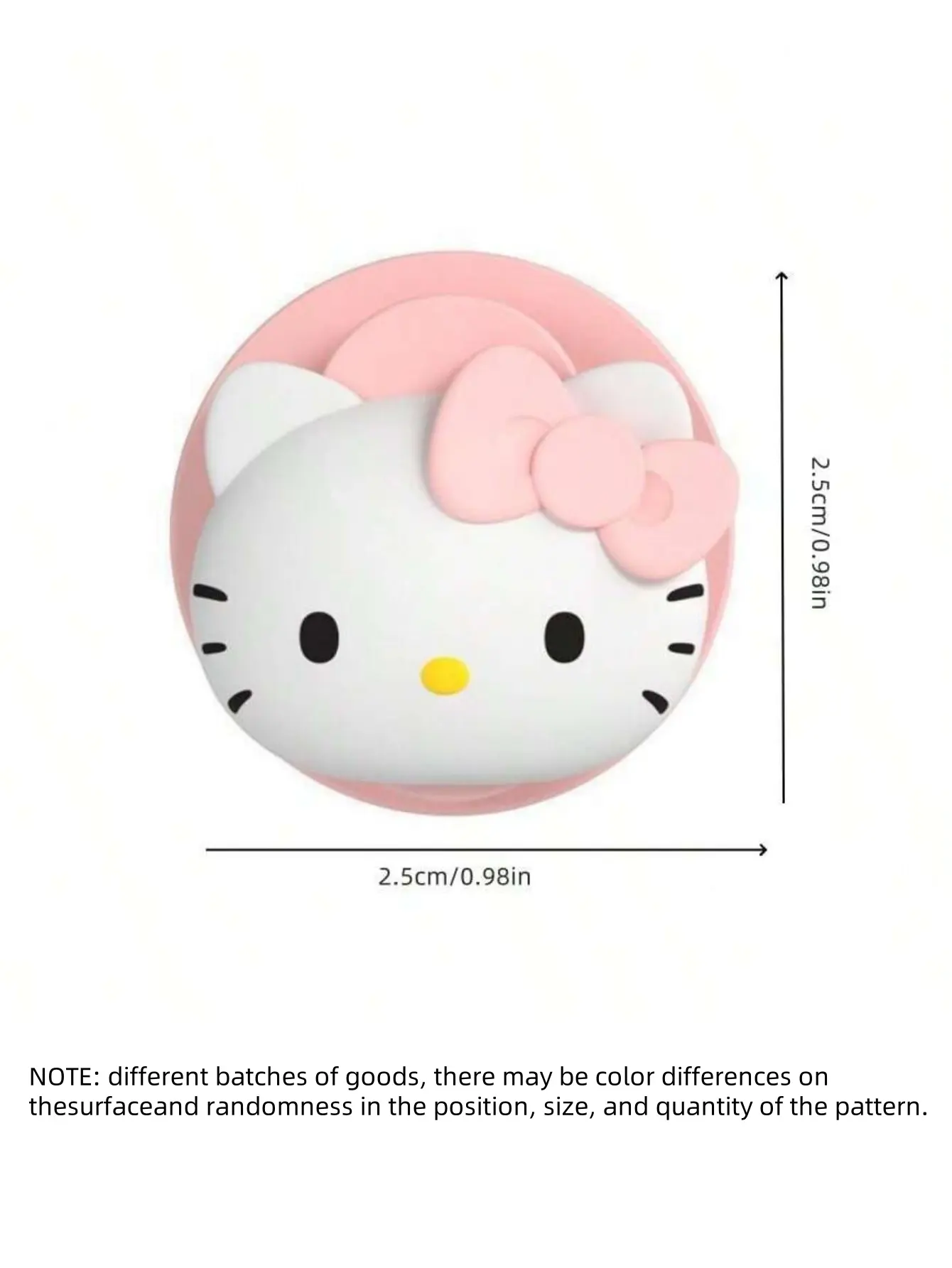 1/4pcs Hello Kitty ABS Material Cubicle Hooks -Multi-functionalCartoon Car Seat Back Hooks for Kitchen, Living Room, Bedroom