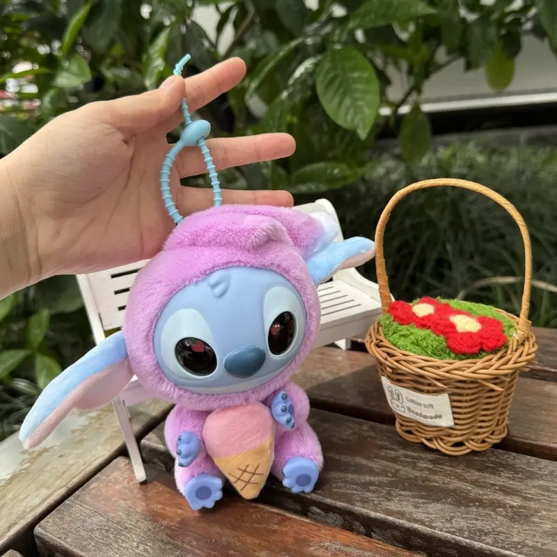 Disney'S New Mini Plush Doll Pendant Super Cute Doll High-Value Vinyl Stitch Car Bag Exquisite Key Chain Pendant Decorations