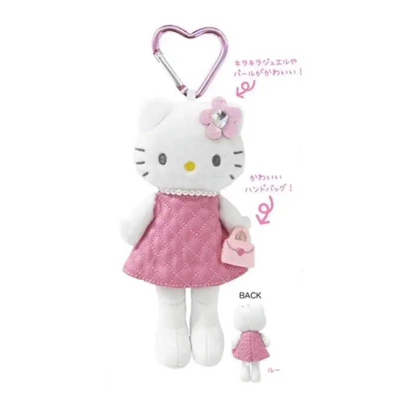 New Hot Sales Sanrio Anime Peripherals Hellokitty Long Legged Angel JK Uniform Pendant Doll Cute Japanese Girl Bag Keychain Gift