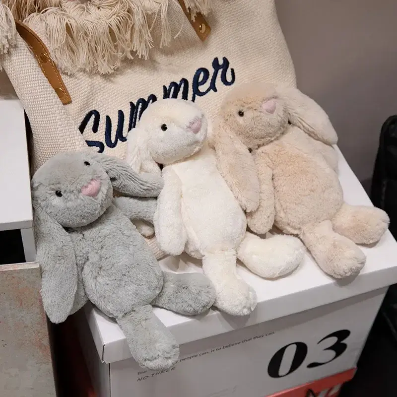 Jellycats Shy Bonnie Rabbit Cartoon Plush Soothing Toy Doll Children's Birthday Gift Wedding Easter Valentine's Day Gift