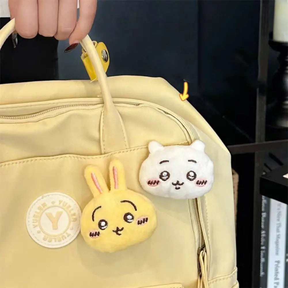Kawaii Chiikawa Hachiware Plush Brooch Cartoon Usagi  Student Backpack Decoration Accessories Clothes Cute Pins Girls Gifts