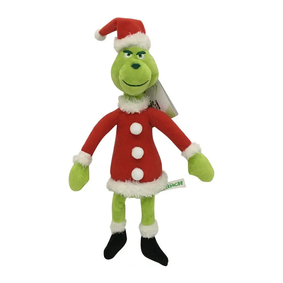 Bandai Grinch Plush Doll Toy Gift Cartoon Style Children Toys Rag Doll Kawaii Room Decor For christmas Plush Toys Boys and girls