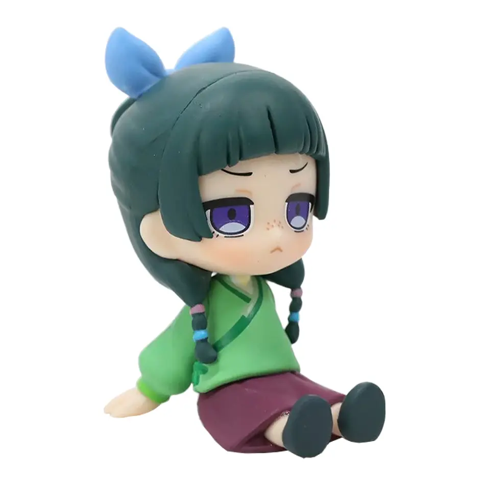 Q Version The Apothecary Diaries Maomao Jinshi Mini Figure Anime Periphery Kawaii Sitting Toys Desktop Car Ornaments Model Gifts