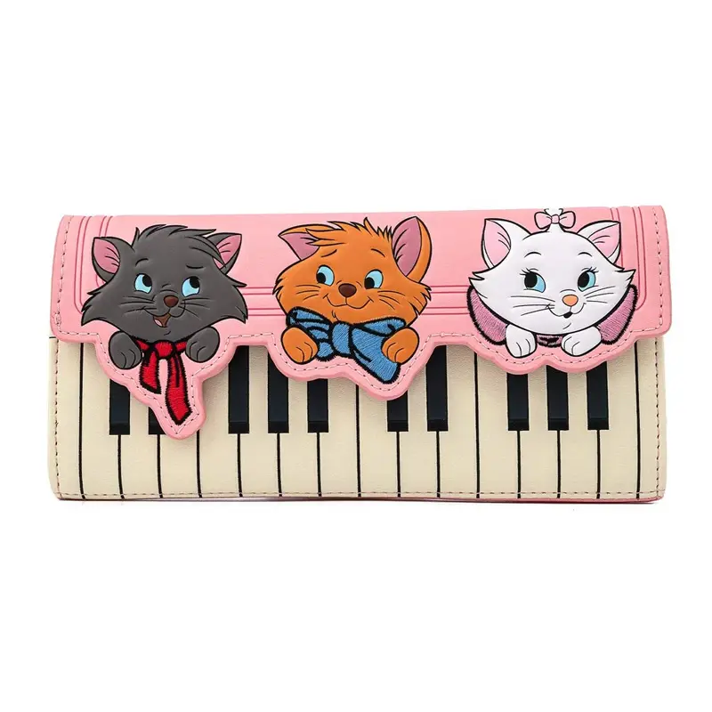 2pcs/set Piano Kitten Imitation Mini Backpack and Wallet Christmas The Marie Cat Cosplay Backpack Schoolbag Handbag for Girls