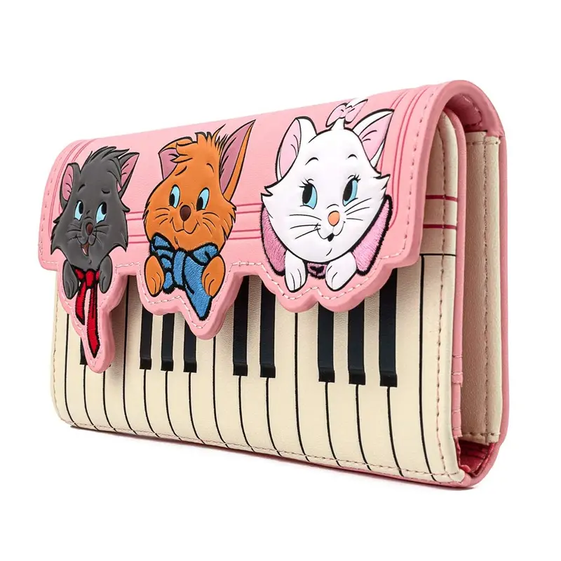 2pcs/set Piano Kitten Imitation Mini Backpack and Wallet Christmas The Marie Cat Cosplay Backpack Schoolbag Handbag for Girls