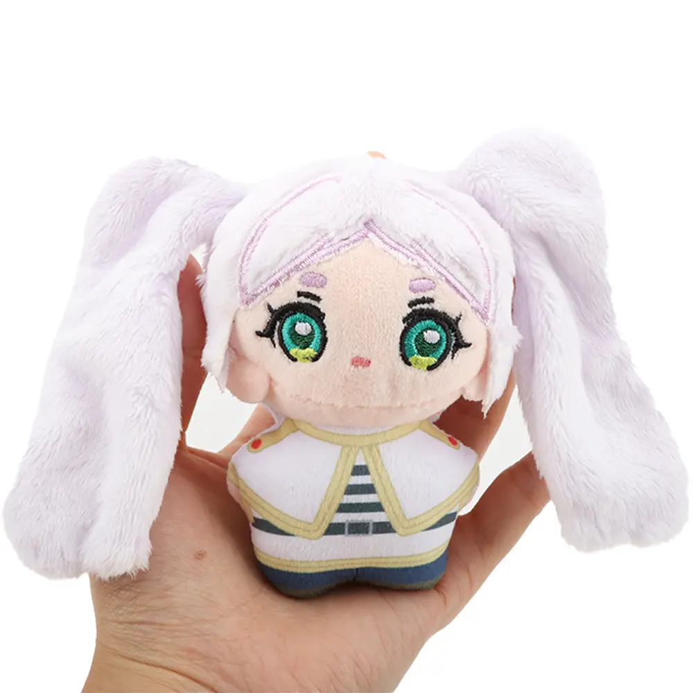 10cm Cute Frieren At The Funeral Plush Doll Toys Cute Cartoon Anime Figure Plushie Dolls Stuffed Anime Periphery Toys Kids Gifts