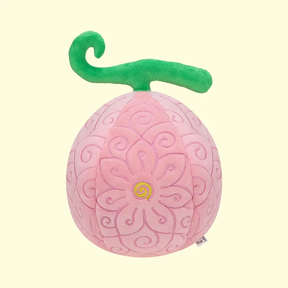 Genuine Anime One Piece Devil Fruit Plush Bloom Bloom/Gum-Gum/Uo Uo No Mi/Flame-Flame/Gura Gura No Mi Toy Stuffed Toy Xmas Gift