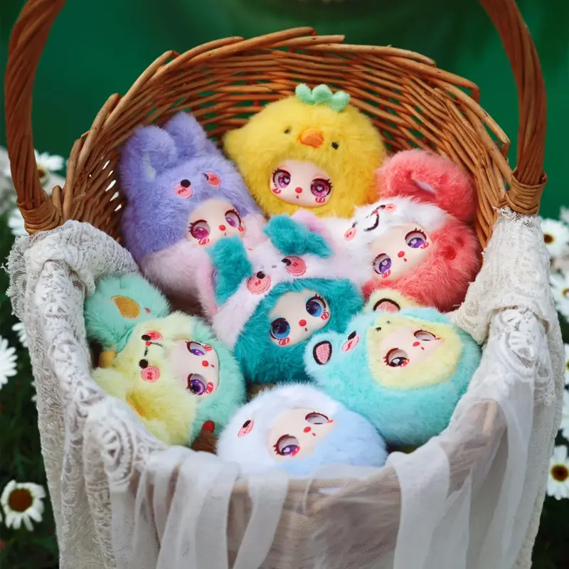 Lilia Garden Tea Party Blind Box Series Multi Style Mini Doll Pendant Cartoon Keychain Decorative Toy Mystery Box Surprise Gifts