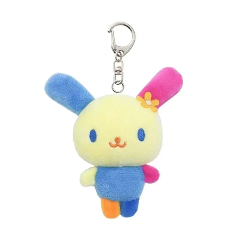 new Kt Cute Usahana Plush Keychain Key Chain Keyring Rabbit Bunny Kawaii Women Bag Keychains Mascot Kid Toy For Girls Small Gift