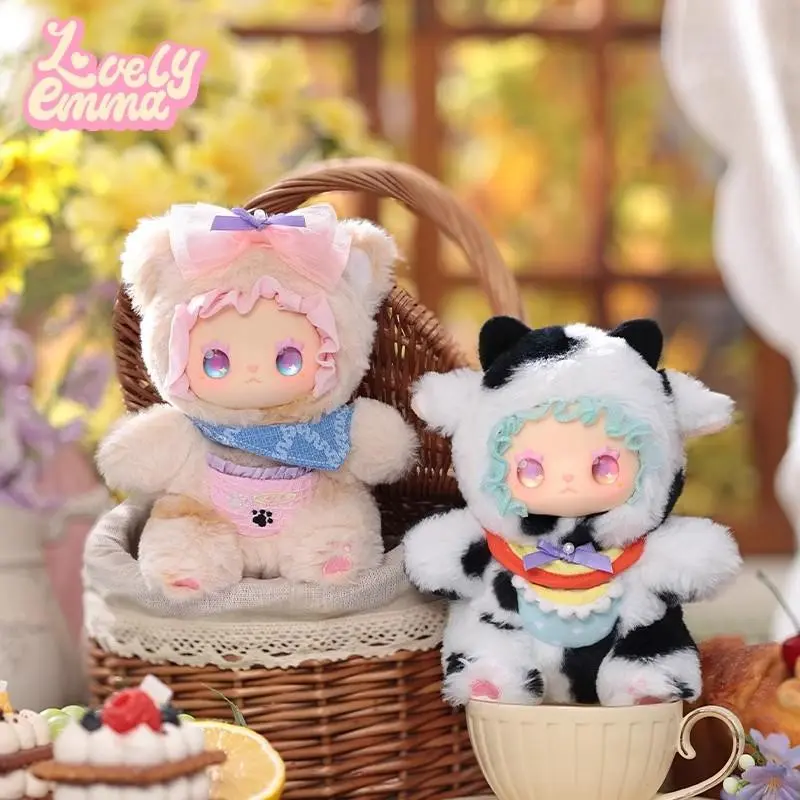 Lovely  Emma Pocket Zoo Series Plush Vinyl Blind Box Cute Car Doll Soothing The Doll Ornament Girl Surprise Toy Festival Gift