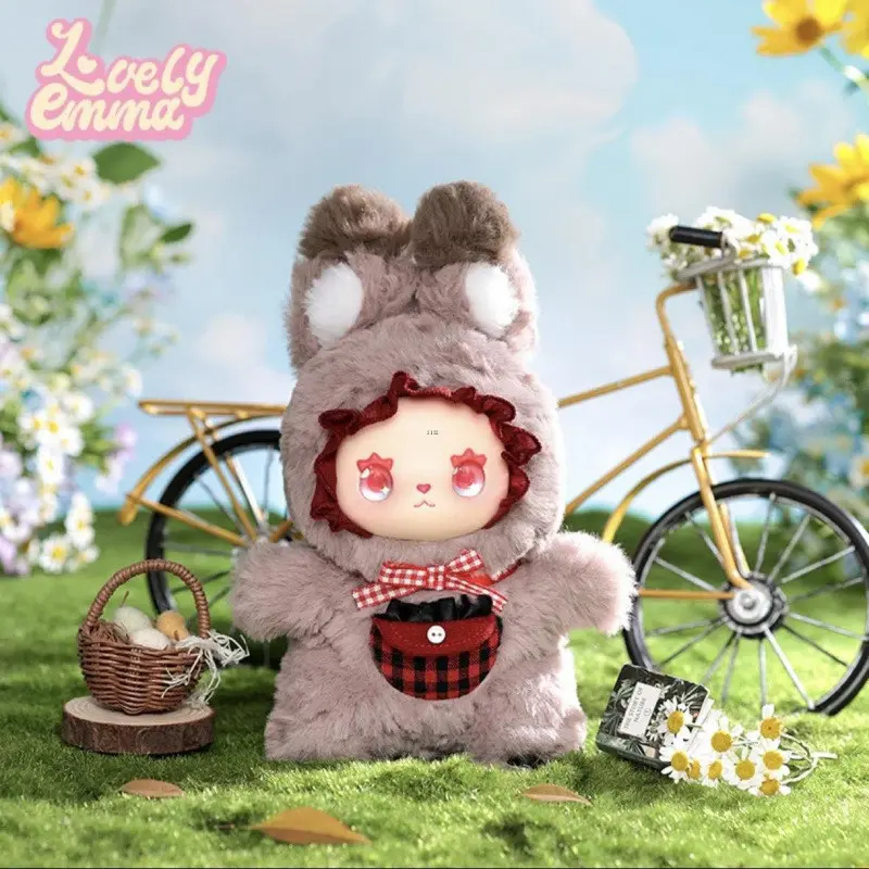 Lovely  Emma Pocket Zoo Series Plush Vinyl Blind Box Cute Car Doll Soothing The Doll Ornament Girl Surprise Toy Festival Gift