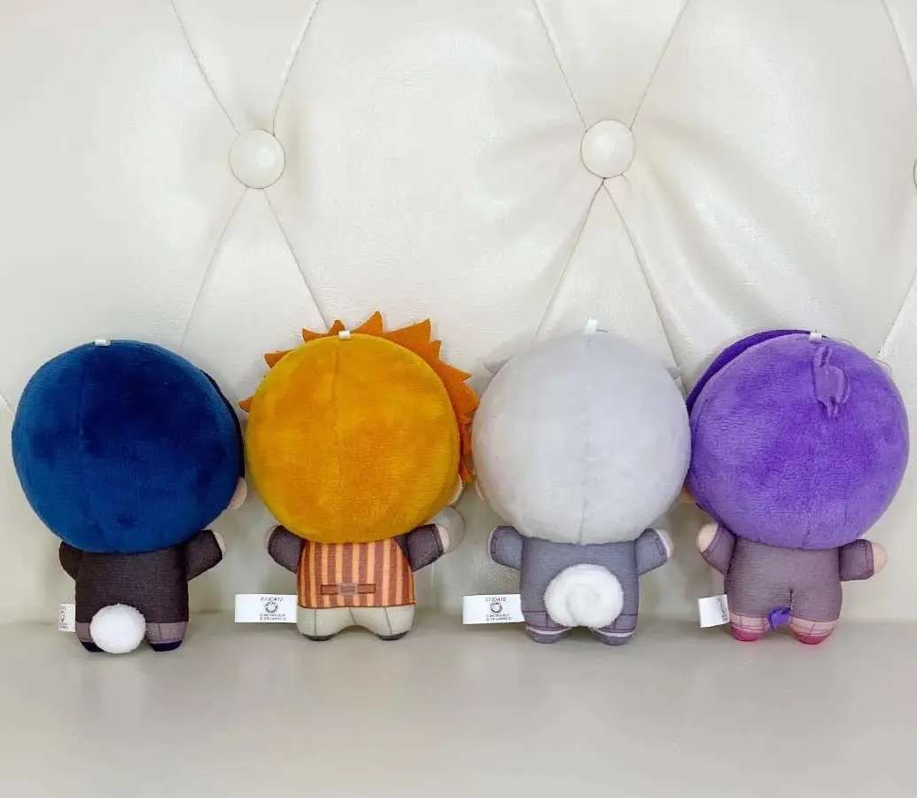 15cm Sanrio Blue Kawaii Lock Plush Doll Nagi Seishiro Mikage Reo Anime Peripheral Backpack Charm Anime Plushie Pendant Keychain