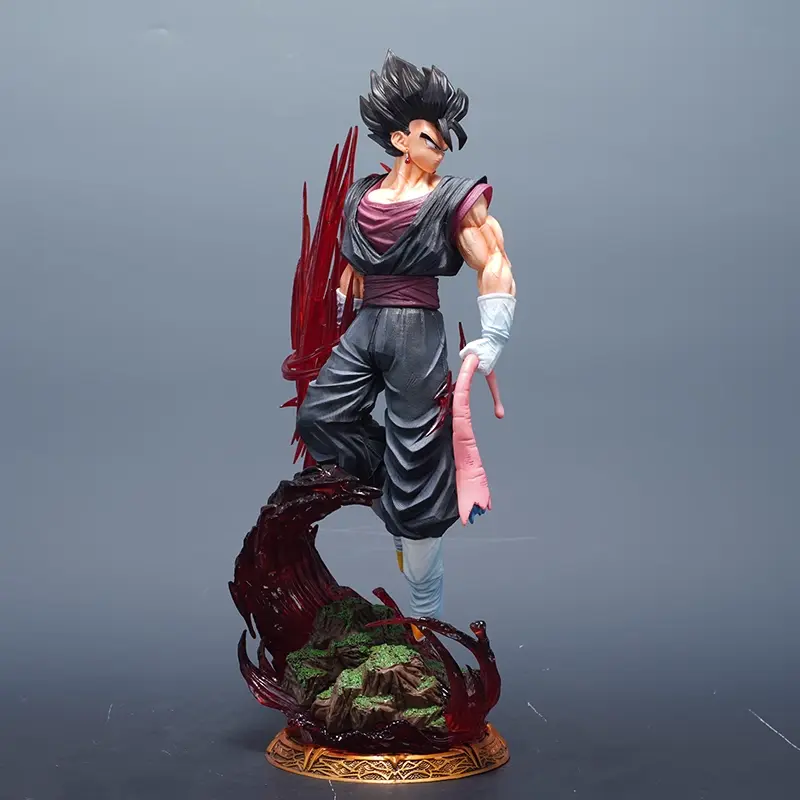 Dragon Ball Lk Yun Qi Vegeta 2.0 Hand-Made Secondary Desktop Ornaments Statue Hand-Made Tide Play Anime Peripheral Gifts