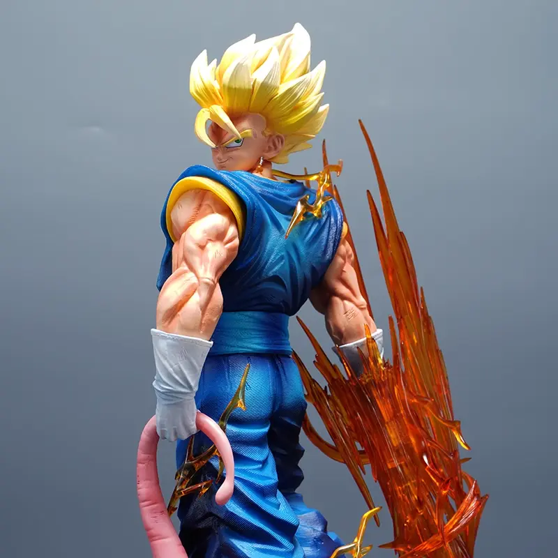 Dragon Ball Lk Yun Qi Vegeta 2.0 Hand-Made Secondary Desktop Ornaments Statue Hand-Made Tide Play Anime Peripheral Gifts