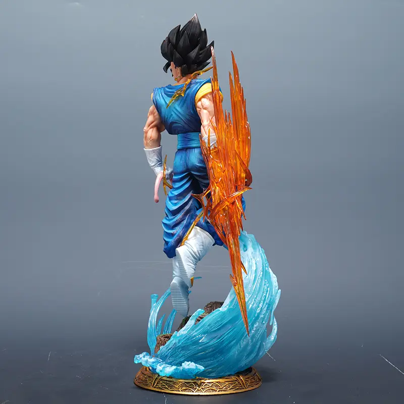 Dragon Ball Lk Yun Qi Vegeta 2.0 Hand-Made Secondary Desktop Ornaments Statue Hand-Made Tide Play Anime Peripheral Gifts