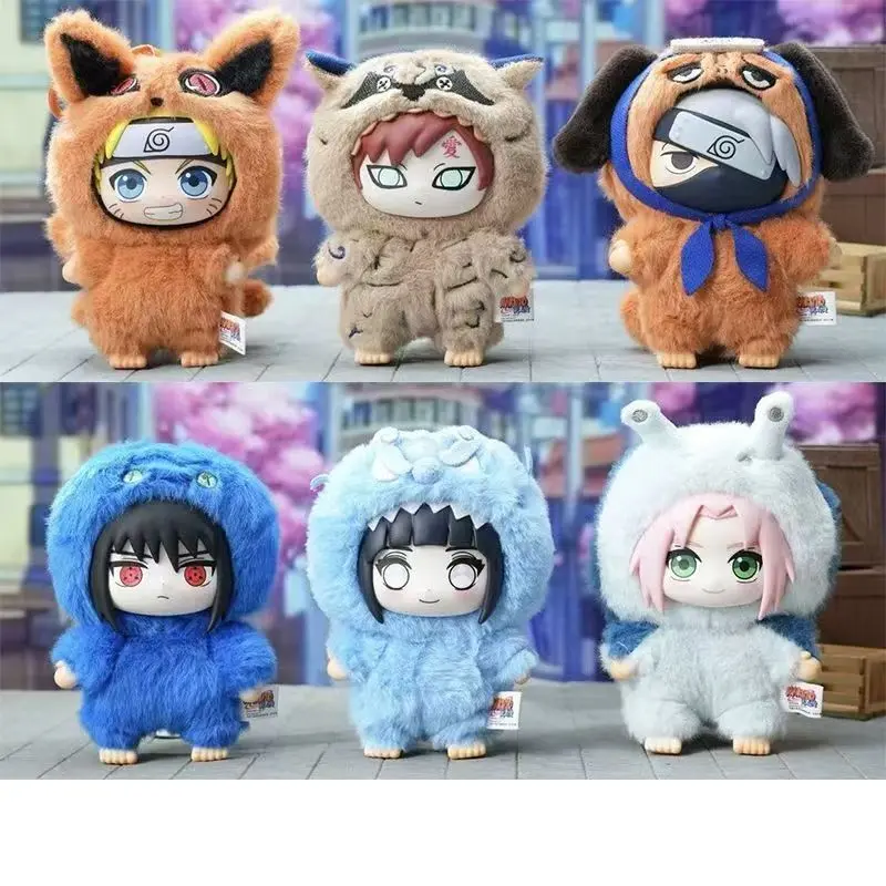 NARUTO The Official Authorized Surprise Box of The Cute Beast Party Series Uzumaki Naruto A Plush Toy Made of Vinyl Anime Gifts