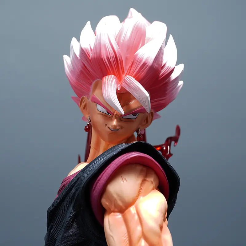 Dragon Ball Lk Yun Qi Vegeta 2.0 Hand-Made Secondary Desktop Ornaments Statue Hand-Made Tide Play Anime Peripheral Gifts