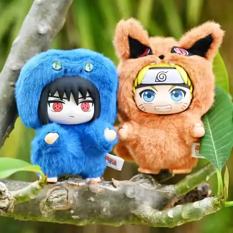 NARUTO The Official Authorized Surprise Box of The Cute Beast Party Series Uzumaki Naruto A Plush Toy Made of Vinyl Anime Gifts