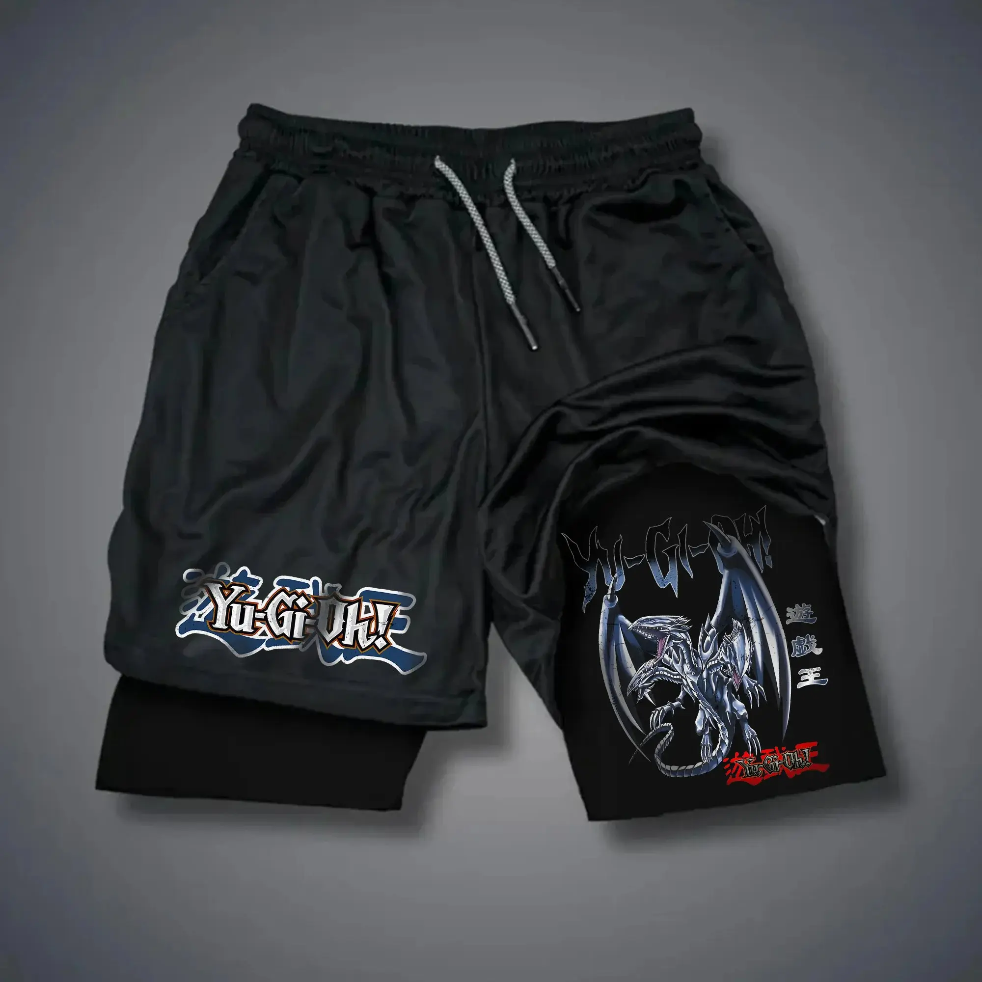 2025 Yu-Gi-Oh! Egyptian God Slifer Short Pants - Official Merch Ultra Lightweight for Summer Anime Events