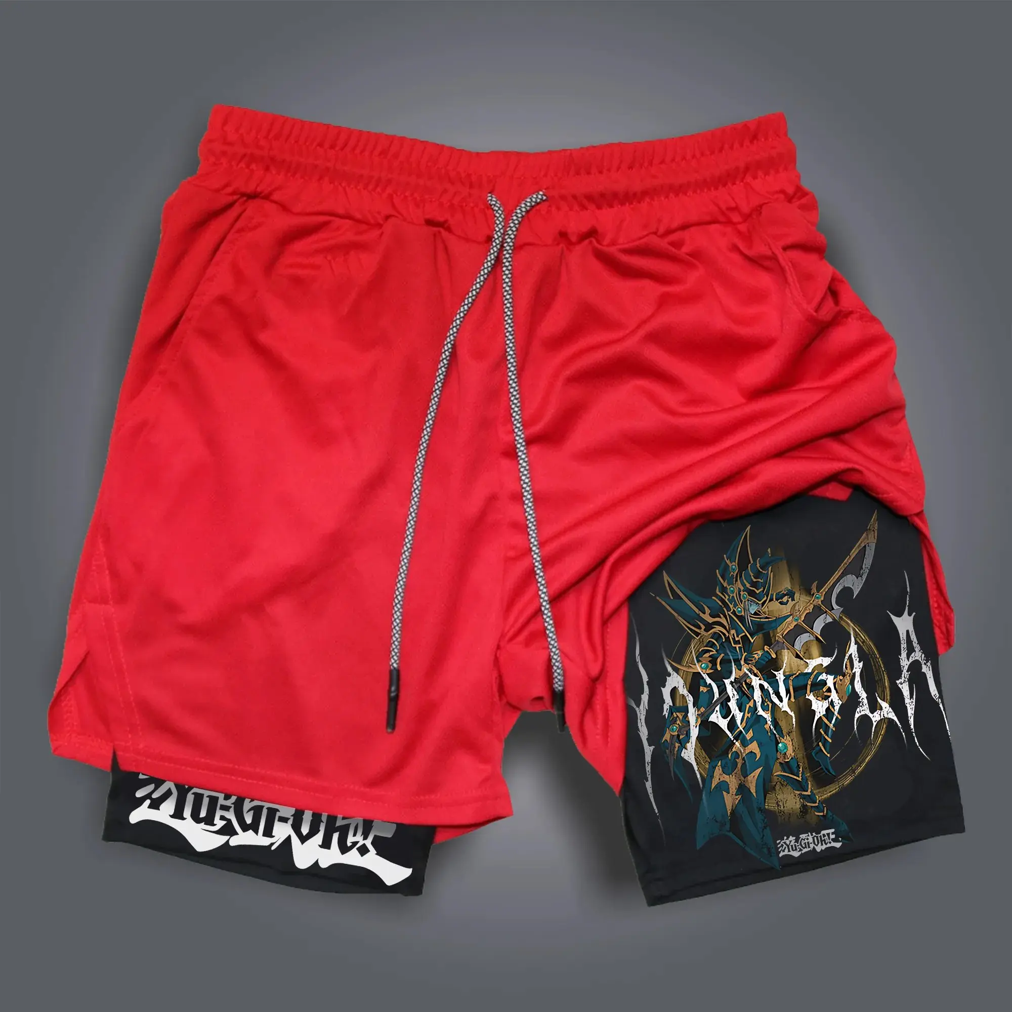 2025 Yu-Gi-Oh! Egyptian God Slifer Short Pants - Official Merch Ultra Lightweight for Summer Anime Events