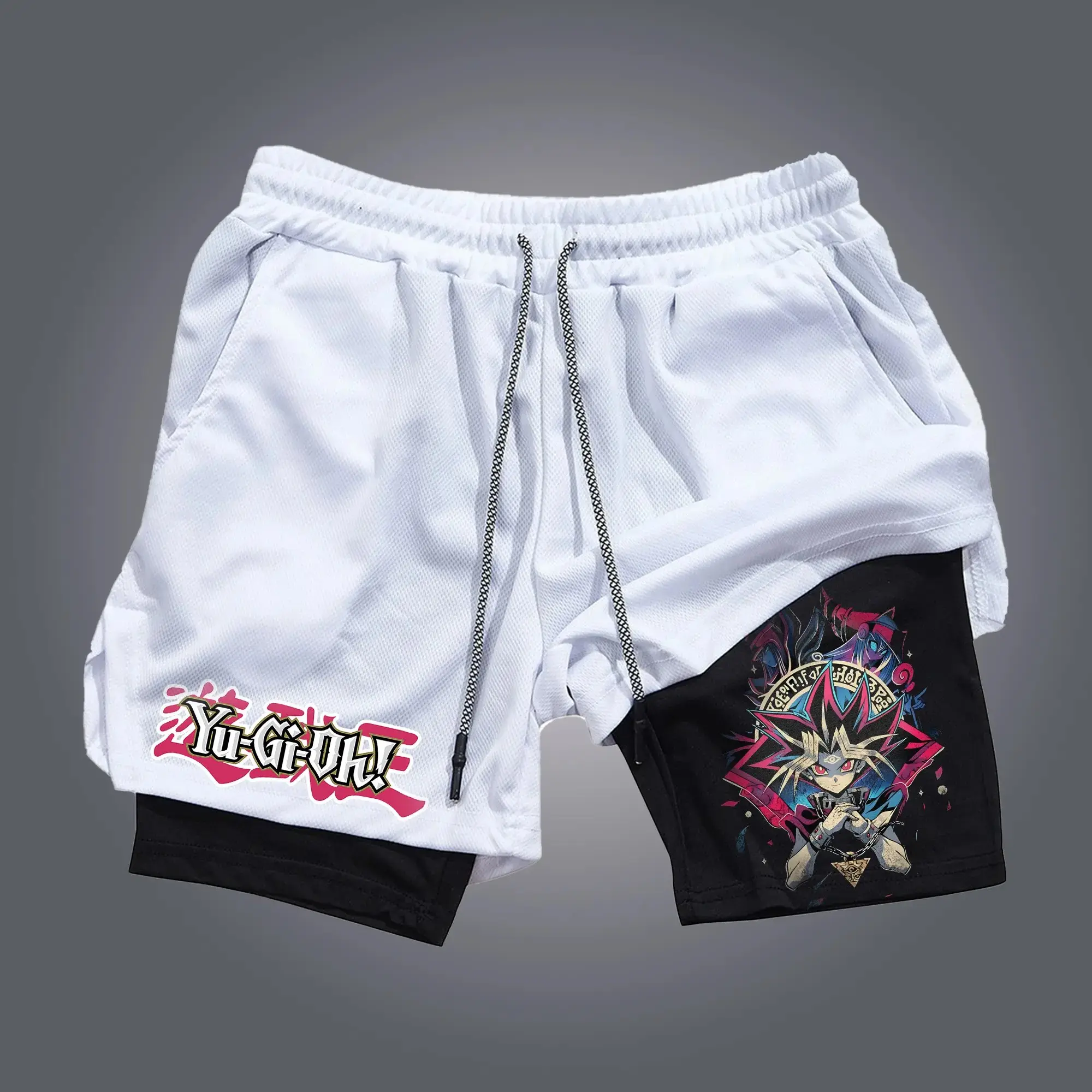 2025 Yu-Gi-Oh! Egyptian God Slifer Short Pants - Official Merch Ultra Lightweight for Summer Anime Events