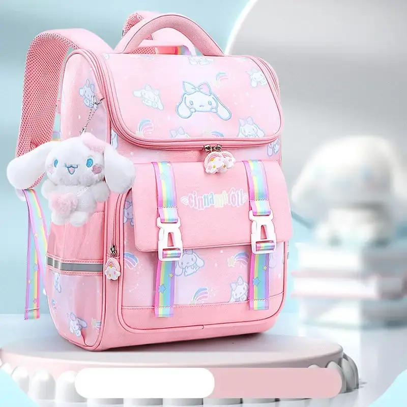 Sanrio Cinnamoroll Anime Cute Large Capacity Children Backpack Schoolbags Student Cartoon Shoulder Bag Travel Gift for Friend