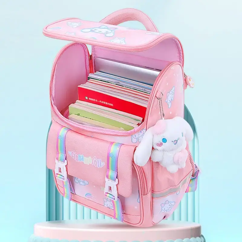Sanrio Cinnamoroll Anime Cute Large Capacity Children Backpack Schoolbags Student Cartoon Shoulder Bag Travel Gift for Friend
