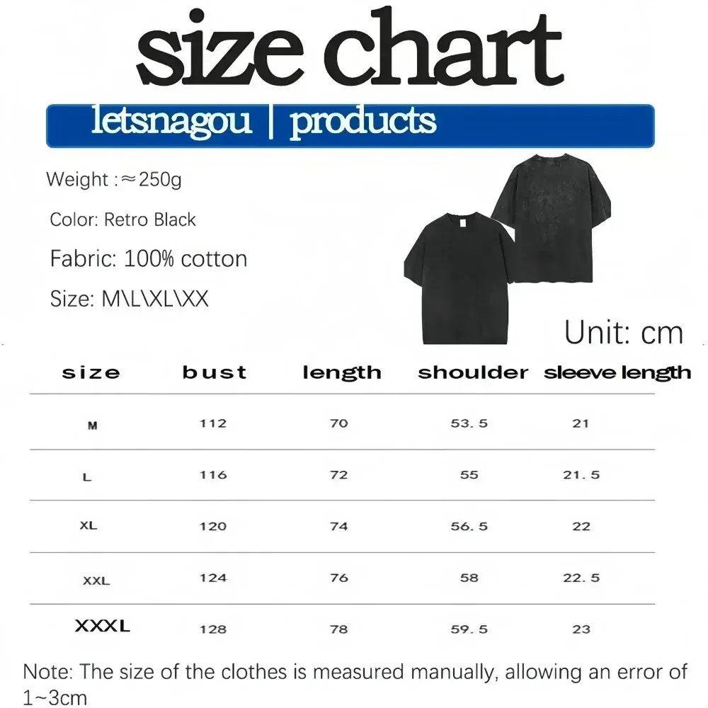 Vintage T-shirt Street Wear Japanese Anime ONE PIECE Printed Washed Short-sleeved Oversized T-shirt Men's Casual T-shirt Top