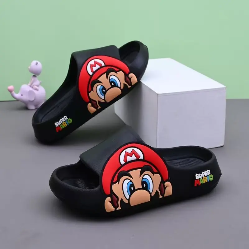 Mario Brothers Peach Princess Printed Baby Cotton T-shirt Set T-shirt, Kawaii Cartoon Boys and Girls' Clothing