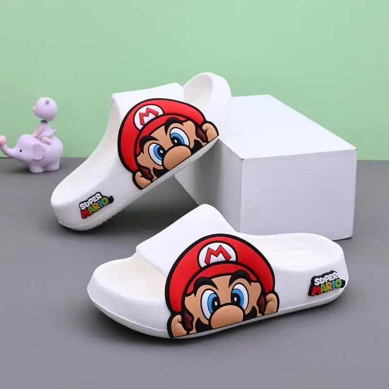 Mario Brothers Peach Princess Printed Baby Cotton T-shirt Set T-shirt, Kawaii Cartoon Boys and Girls' Clothing