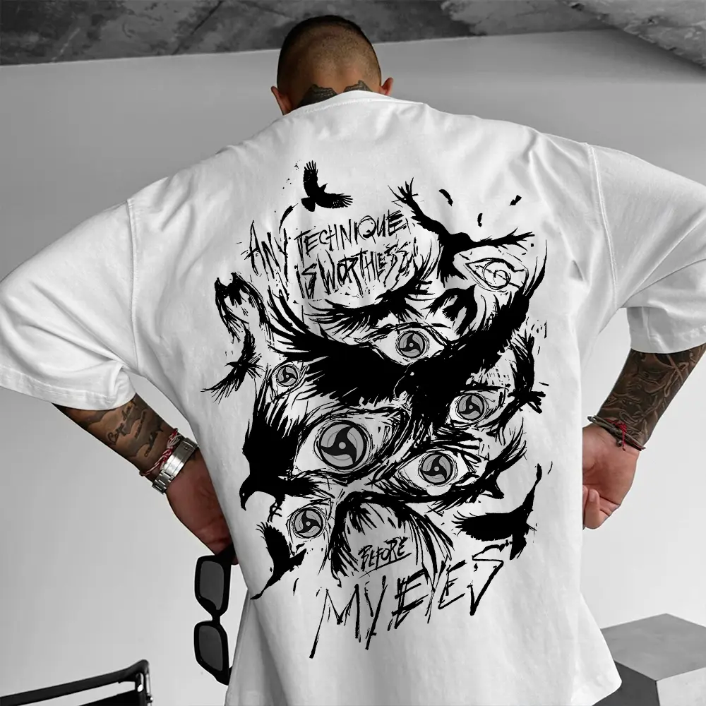 Naruto Uchiha Summer New Fashion Pure Cotton Men's and Women's T-shirt High Street Cool Y2K Summer Anime Figure Cosplay