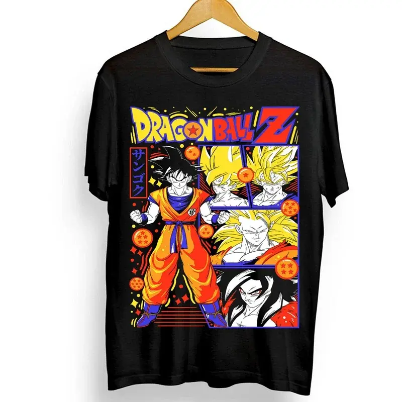 Dragon Ball Z Men Women Son Goku T Shirts Vegeta 100% Cotton Clothes Funny Short Sleeve Crewneck Tee Shirt New Arrival T-Shirts